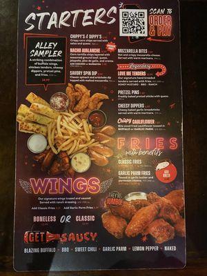 McCall’s Tavern menu 3